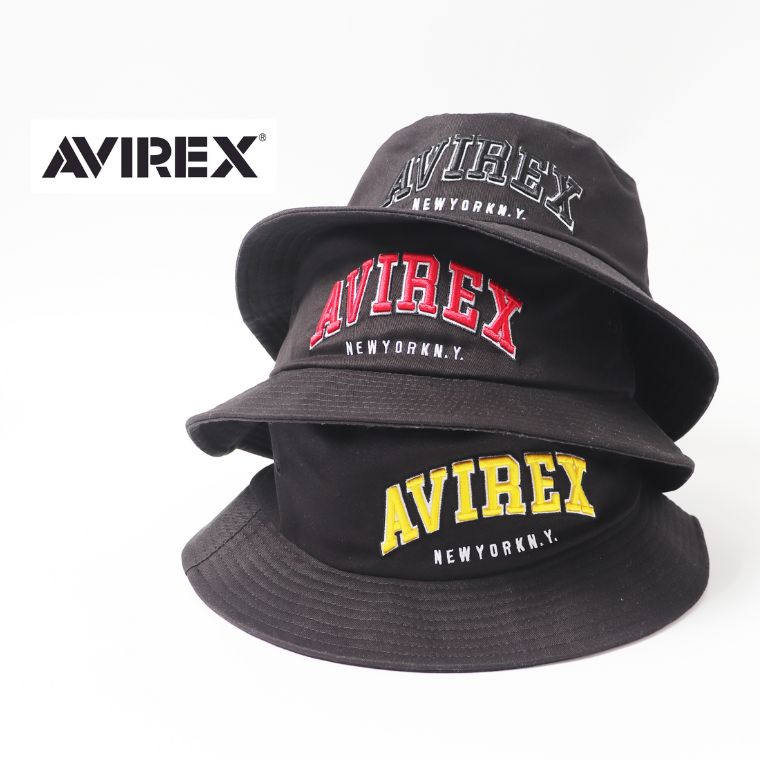 AVIREX アビレックス AX COLLEDG EMB BUCKET HAT – ジーンズ